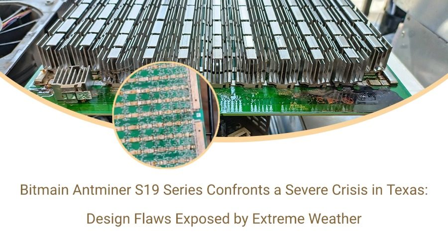 La serie Antminer S19 de Bitmain enfrenta una crisis severa en Texas: fallas de diseño expuestas por el clima extremo