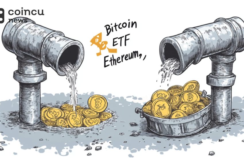 Bitcoin Spot ETF Outflows Total $123M Amid Ethereum Inflows