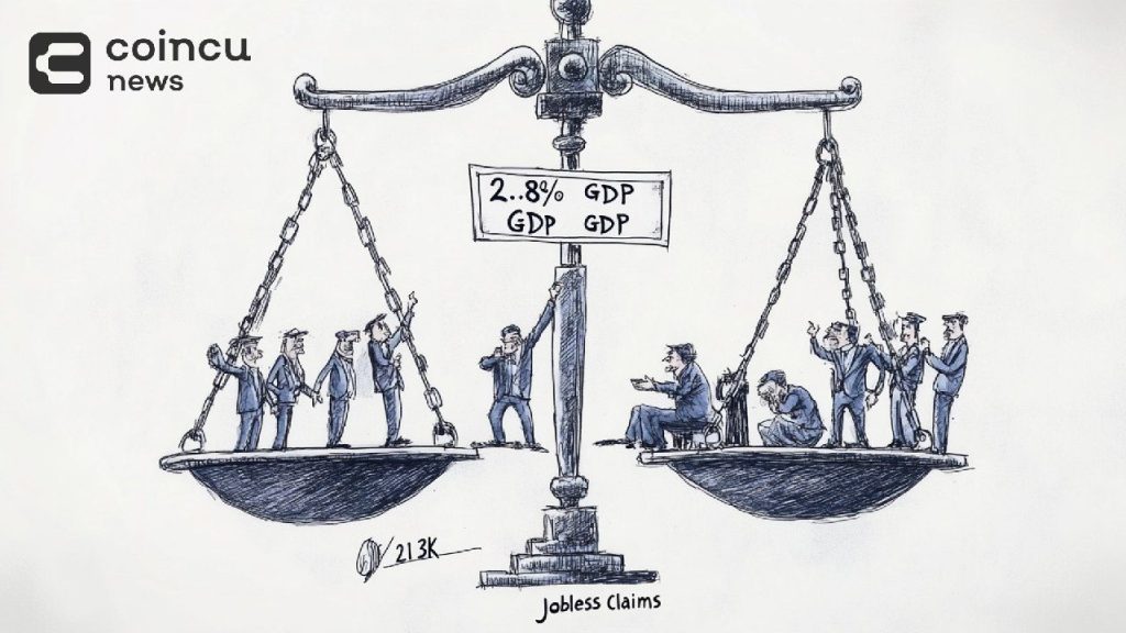 El PIB del tercer trimestre de EE. UU. se revisa al 2,8% a medida que las solicitudes de desempleo alcanzan las 213.000