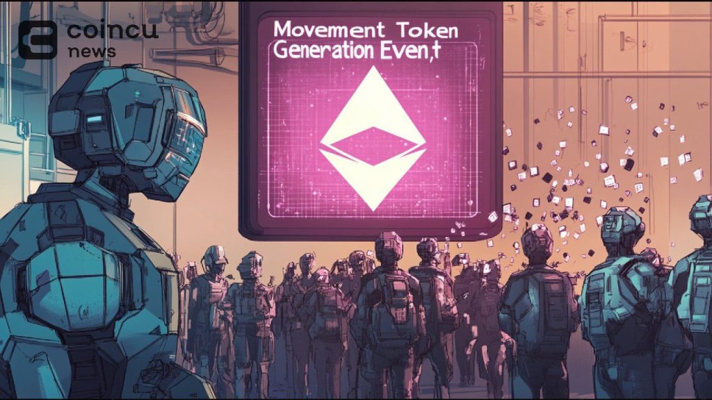 Evento de generación de tokens de movimiento planificado en Ethereum Mainnet