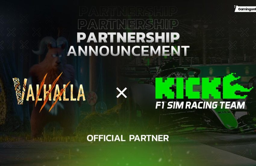 Floki collaboration Valhalla Kick F1 Sim Racing Team