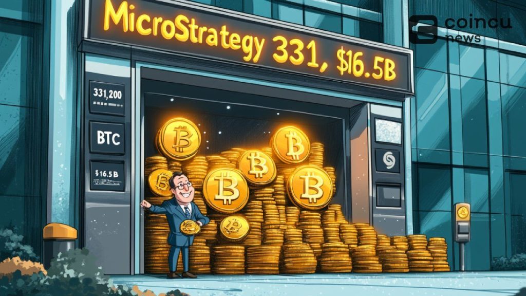 La adquisición de Bitcoin de MicroStrategy alcanza los 331.200 BTC por un valor de 16.500 millones de dólares