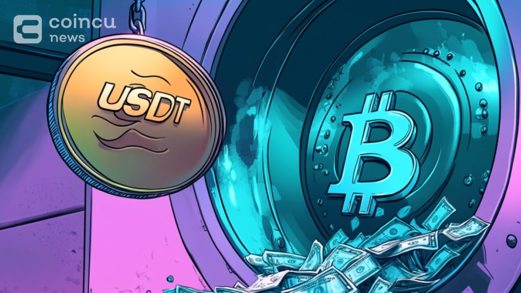 La entrada neta diaria del USDT supera los 1.300 millones de dólares