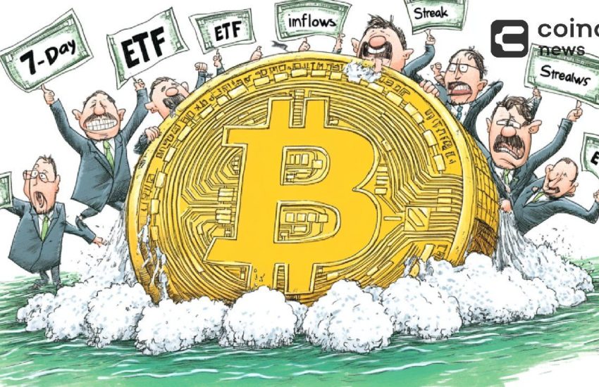 Bitcoin Spot ETF Inflows Hit $377M As Streak Extends Seven Days