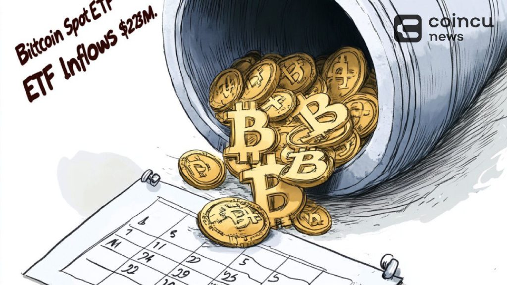 Las entradas de ETF al contado de Bitcoin alcanzan los 223 millones de dólares en una racha de 10 días