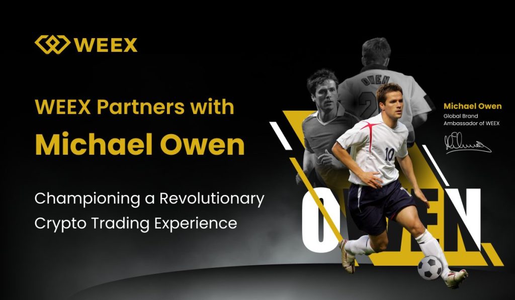 WEEX se asocia con Michael Owen para defender sus revolucionarias experiencias de comercio de criptomonedas