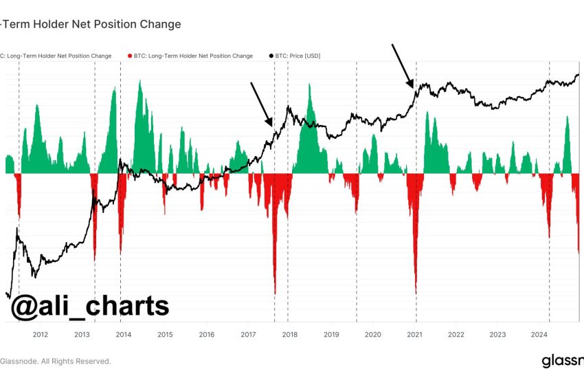 Bitcoin LTH Net Position Change