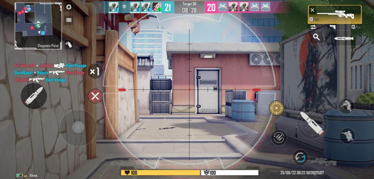 Elija las armas correctas en el fuego matr1x