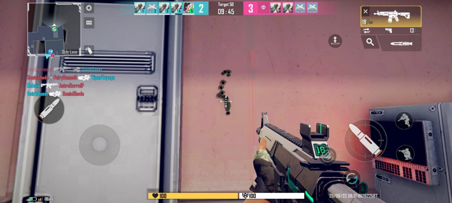 Objetivo y de vuelta en el fuego matr1x, disparando en el fuego matr1x