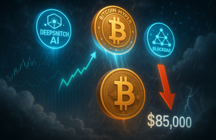 BTC cae a alrededor de $ 80 mil a medida que DeepSnitch AI, Bitcoin Hyper y BlockDAG ganan impulso