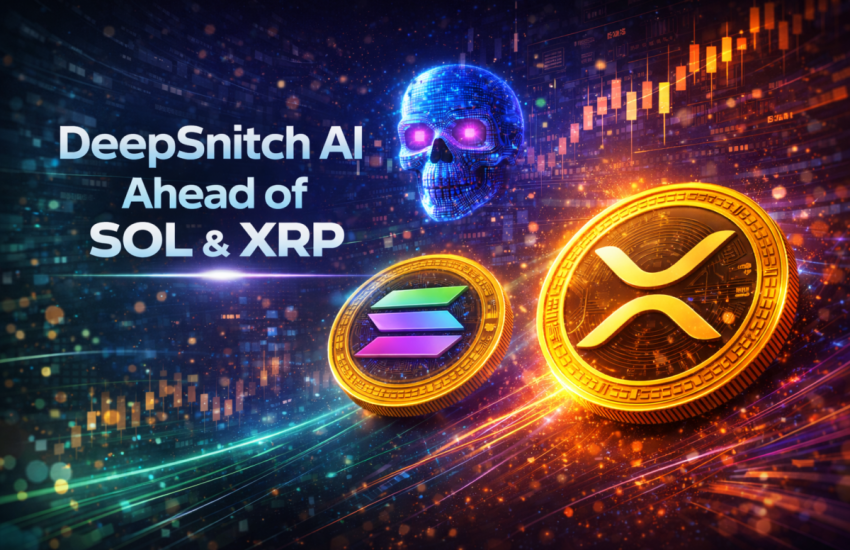 Los principales analistas de criptografía consideran que DeepSnitch AI es la mejor criptomoneda para comprar sobre Solana (SOL) y Ripple (XRP) a medida que el mercado cambia hacia la utilidad