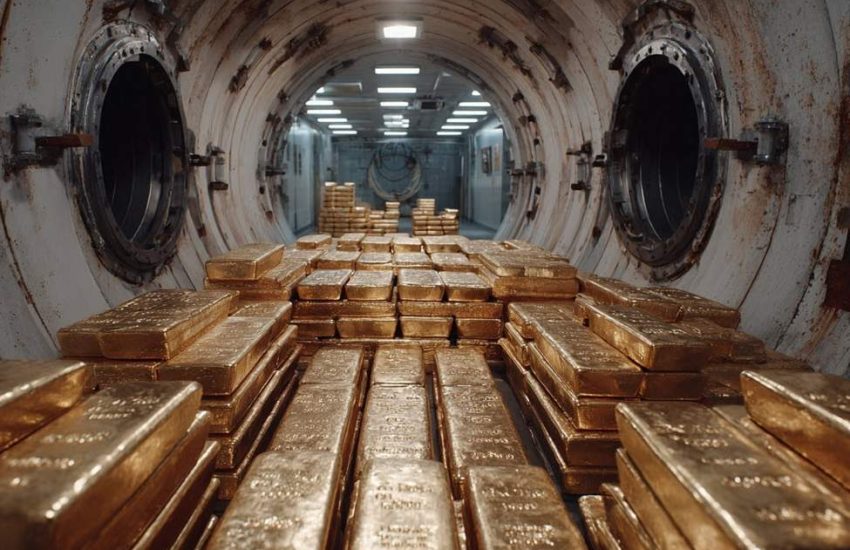 Tether ahora posee 140 toneladas de oro por valor de 24 mil millones de dólares en un búnker nuclear suizo