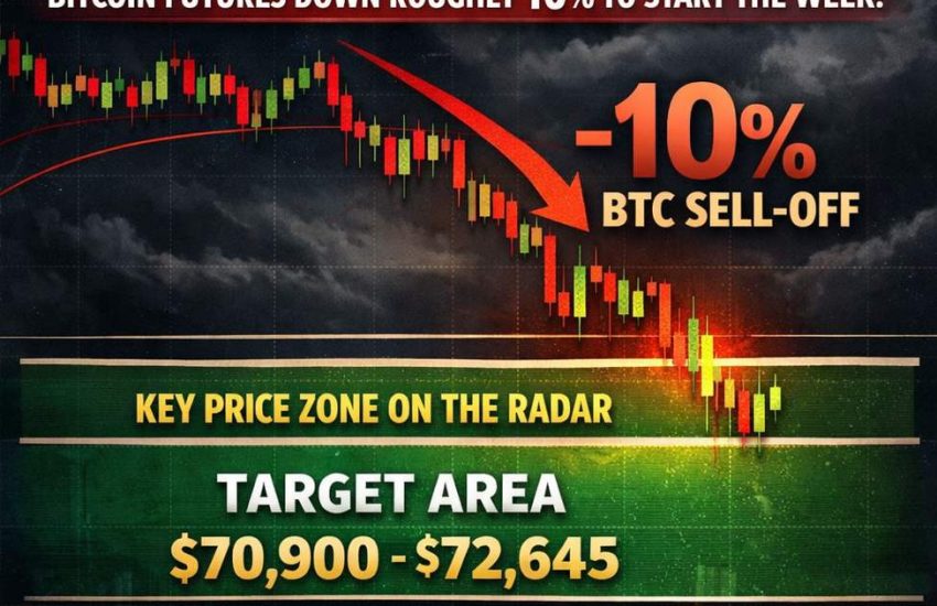 Los futuros de Bitcoin caen un 10% a medida que el flujo de pedidos indica un riesgo a la baja continuo