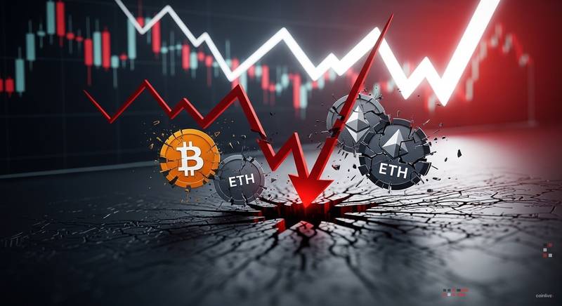 Los criptomercados acumulan 100 millones de dólares mientras las proyecciones halcones de la Reserva Federal afectan a Bitcoin y Ethereum