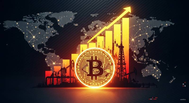 Bitcoin sube a 78.000 dólares a medida que suben los precios del petróleo