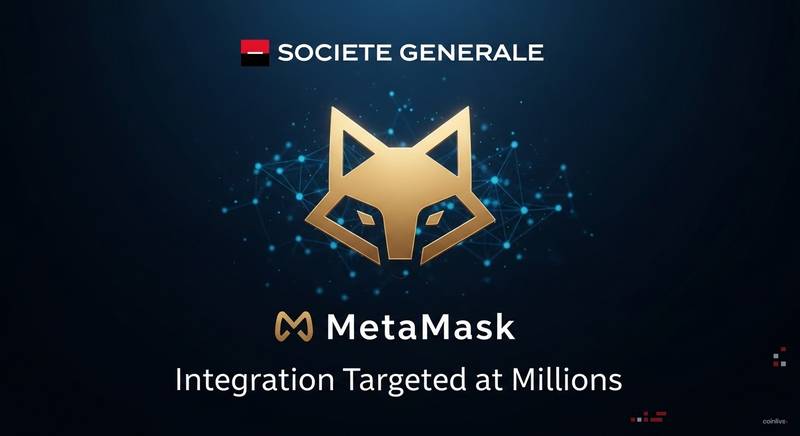 Societe Generale apunta a millones con la integración criptográfica de MetaMask