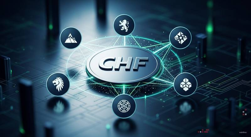 UBS y cinco bancos suizos prueban la criptomoneda estable del franco suizo