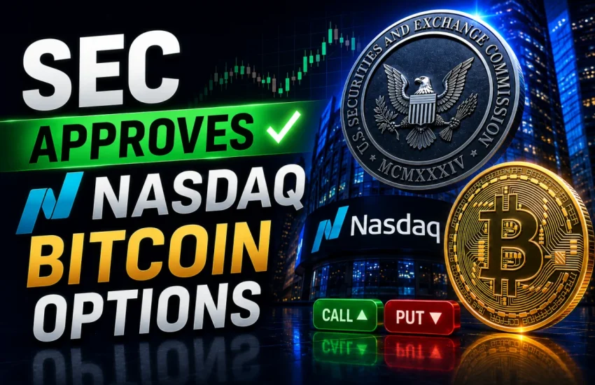 La SEC aprueba las opciones de Nasdaq Bitcoin mientras la preventa de $GRUNTLE supera los $104k