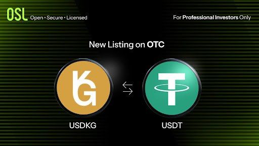 OSL fortalece el ecosistema de activos digitales en Asia con la cotización de la moneda estable supervisada por el estado USDKG