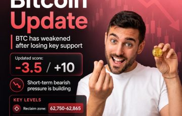 Bitcoin se vuelve más bajista a medida que las acciones caen en picada