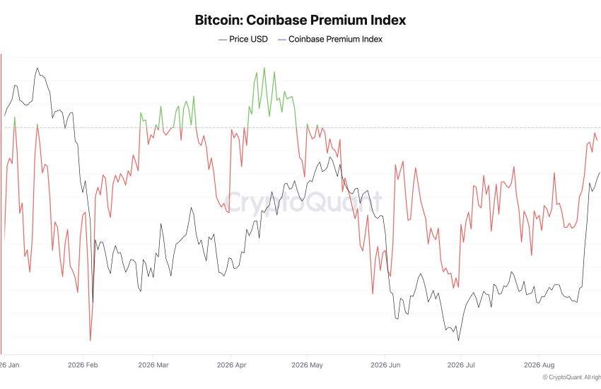 Índice Coinbase Premium Bitcoin.