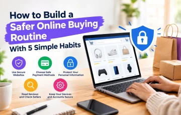 Cómo crear una rutina de compras online más segura con 5 hábitos sencillos