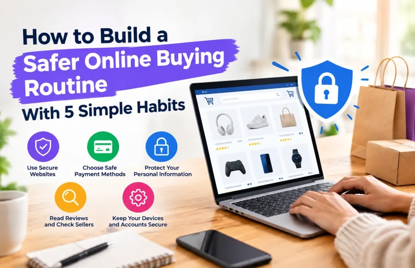 Cómo crear una rutina de compras online más segura con 5 hábitos sencillos